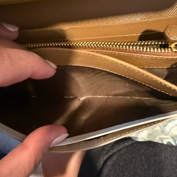 Prada Safiano multicolor cream wallet - Picture 6 of 13